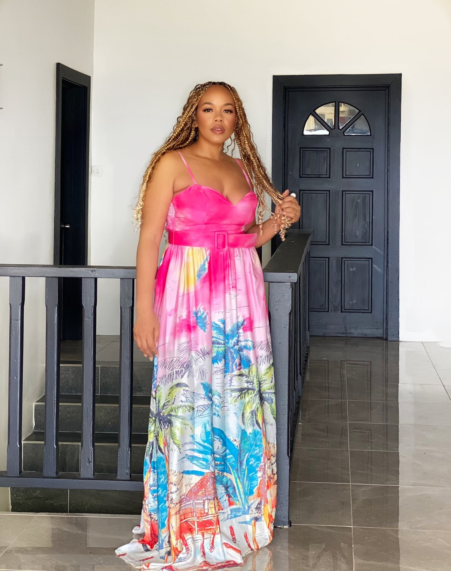 Tropicana Sunset Maxi Dress
