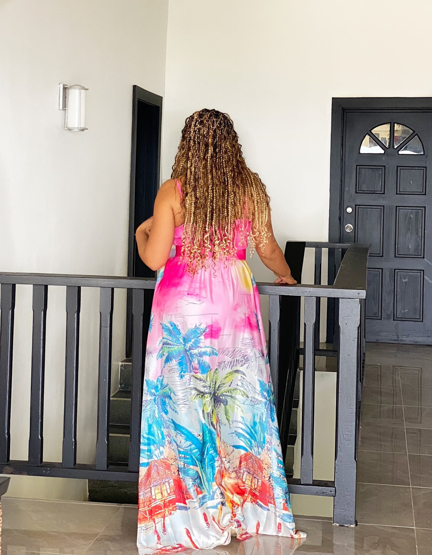 Tropicana Sunset Maxi Dress