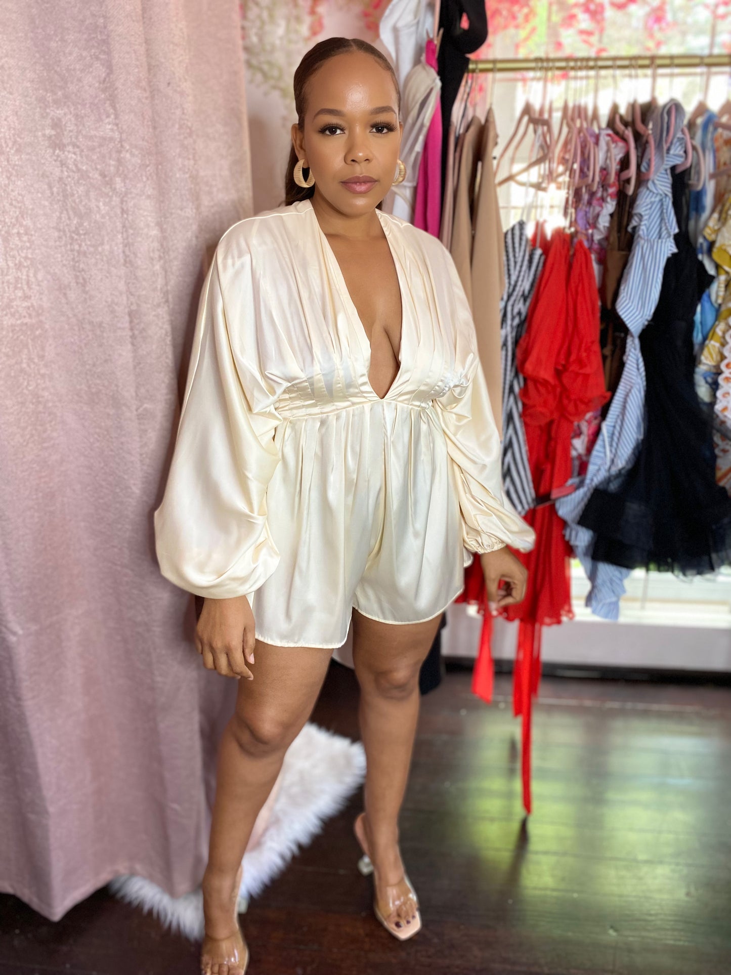 Classy Silk Romper