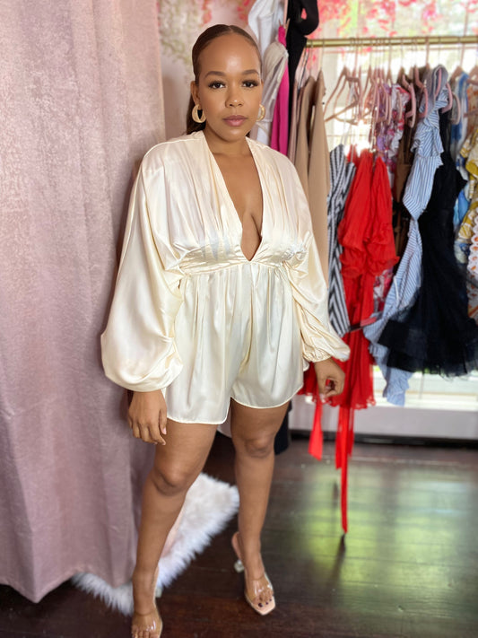 Classy Silk Romper