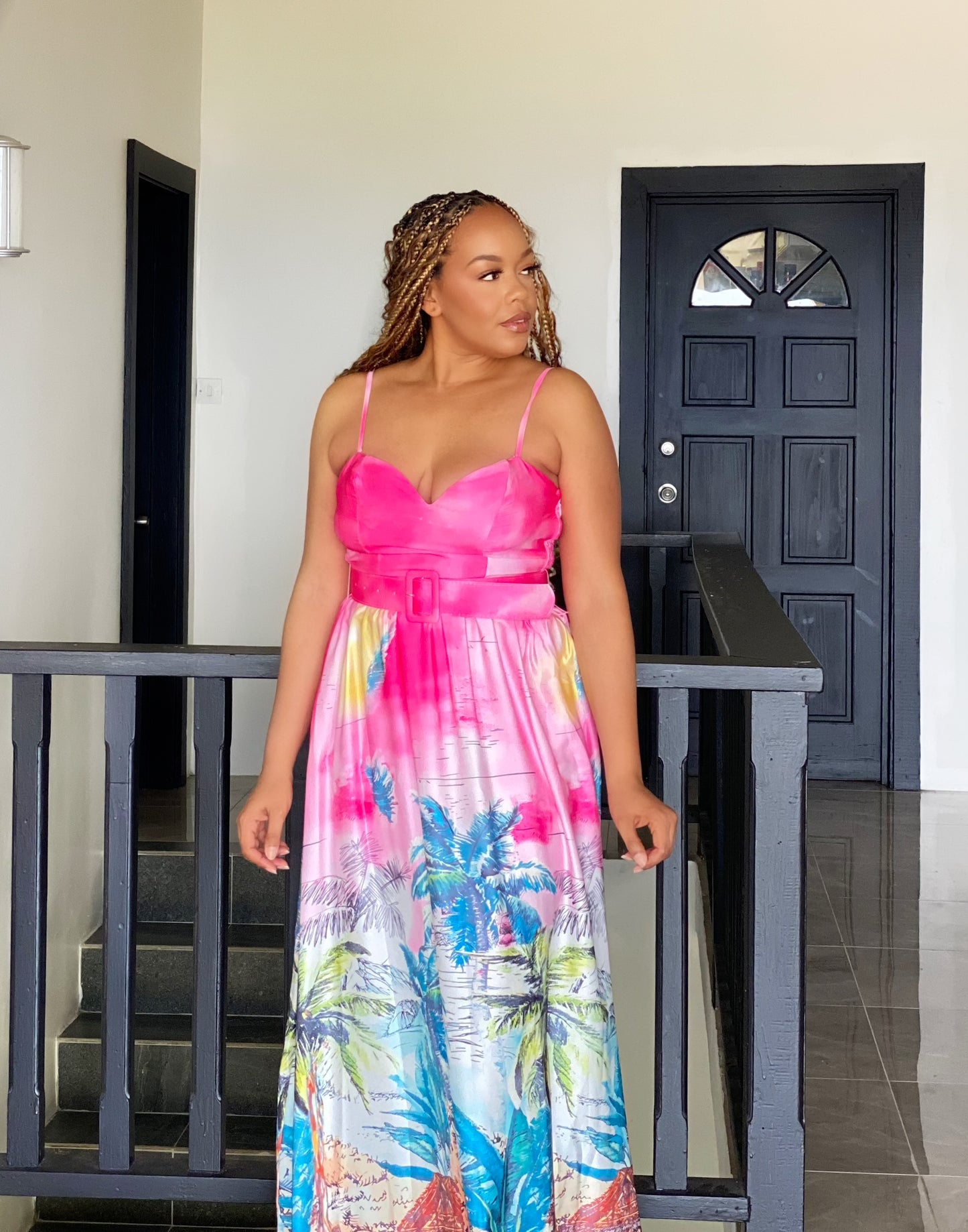 Tropicana Sunset Maxi Dress