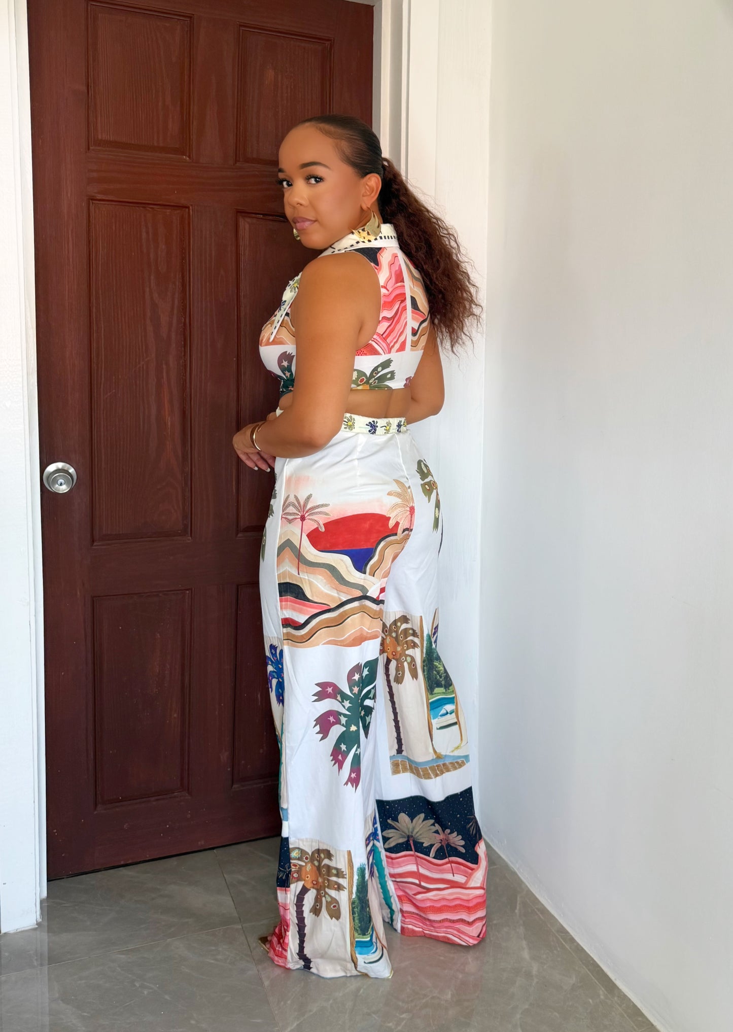 White Vacation Jumpsuit