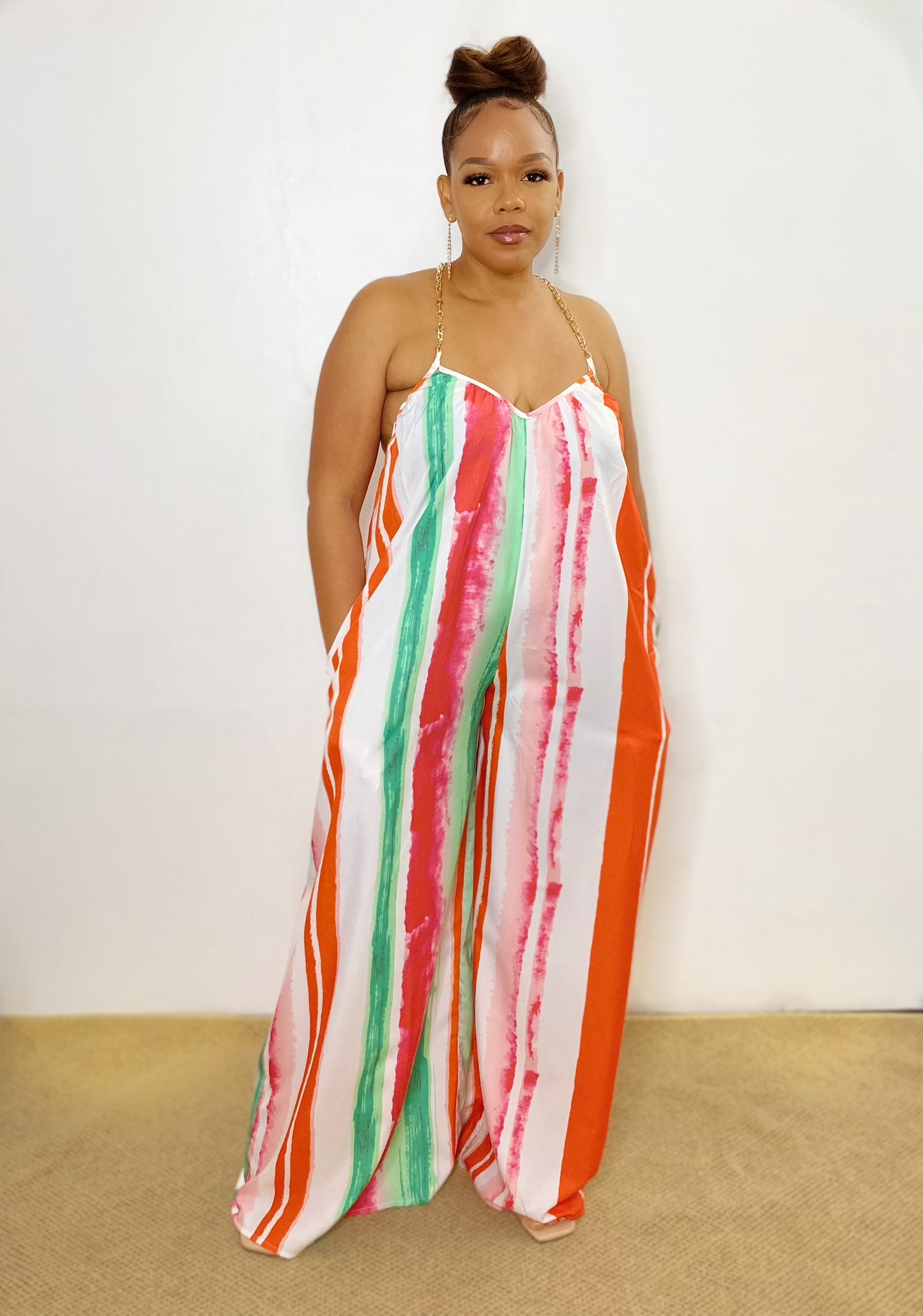 Chain Strap Jumpsuit