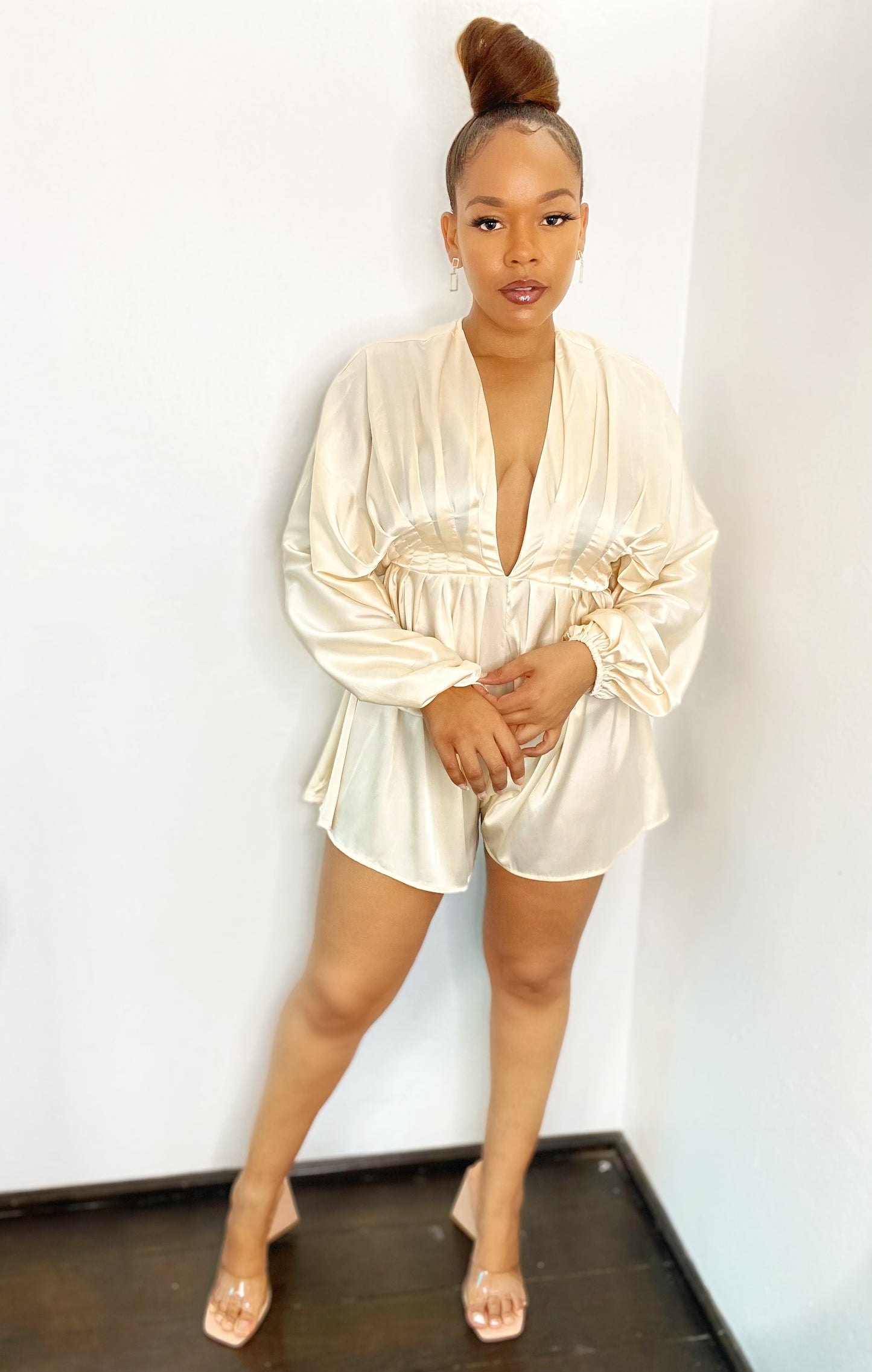 Classy Silk Romper