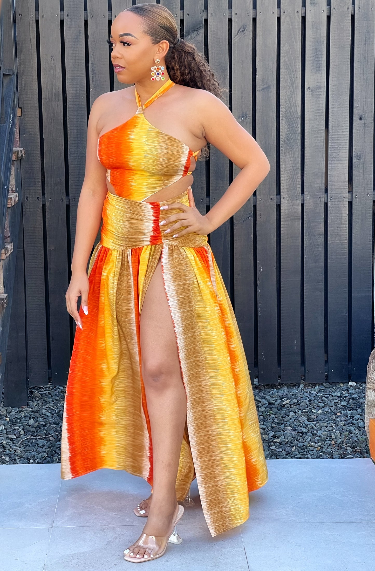 Multi Colour Maxi Dress