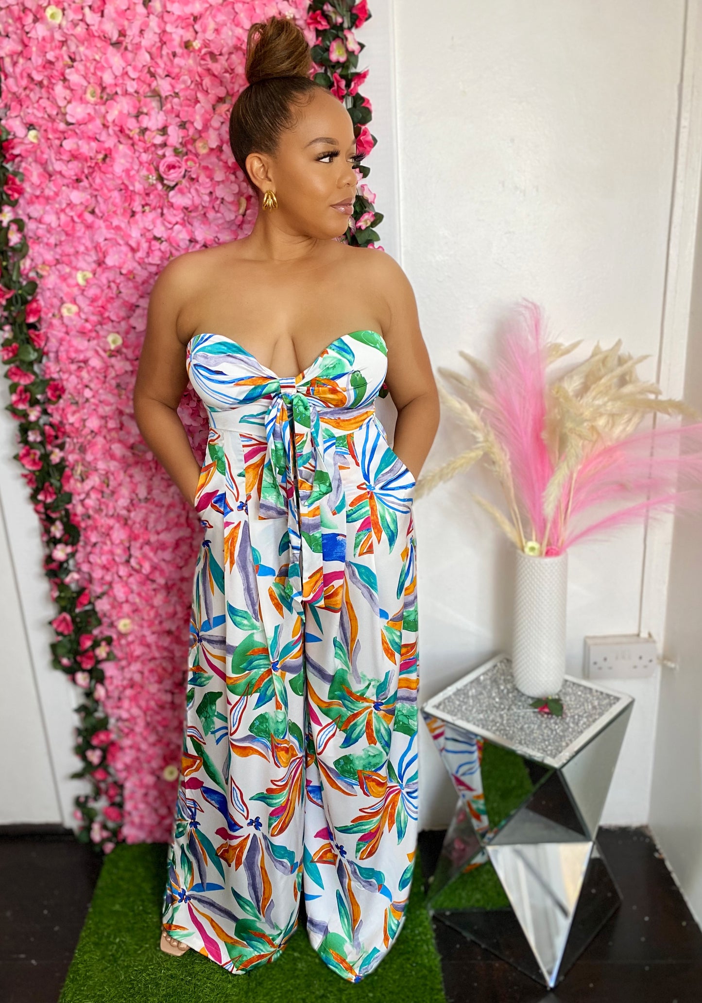 Floral Multicolored Jumpsuit