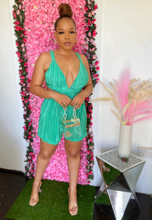 Cut out Green Romper