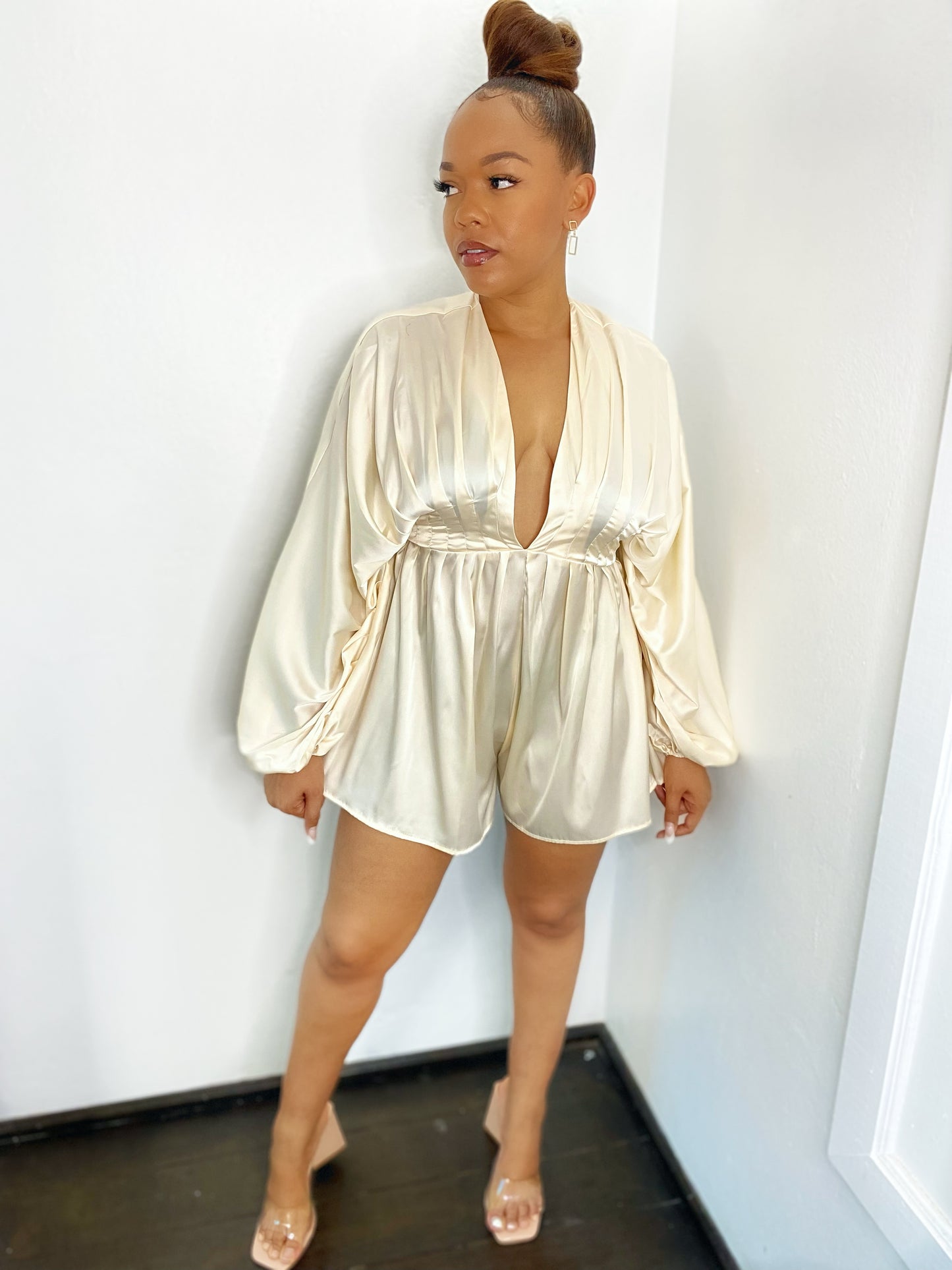 Classy Silk Romper