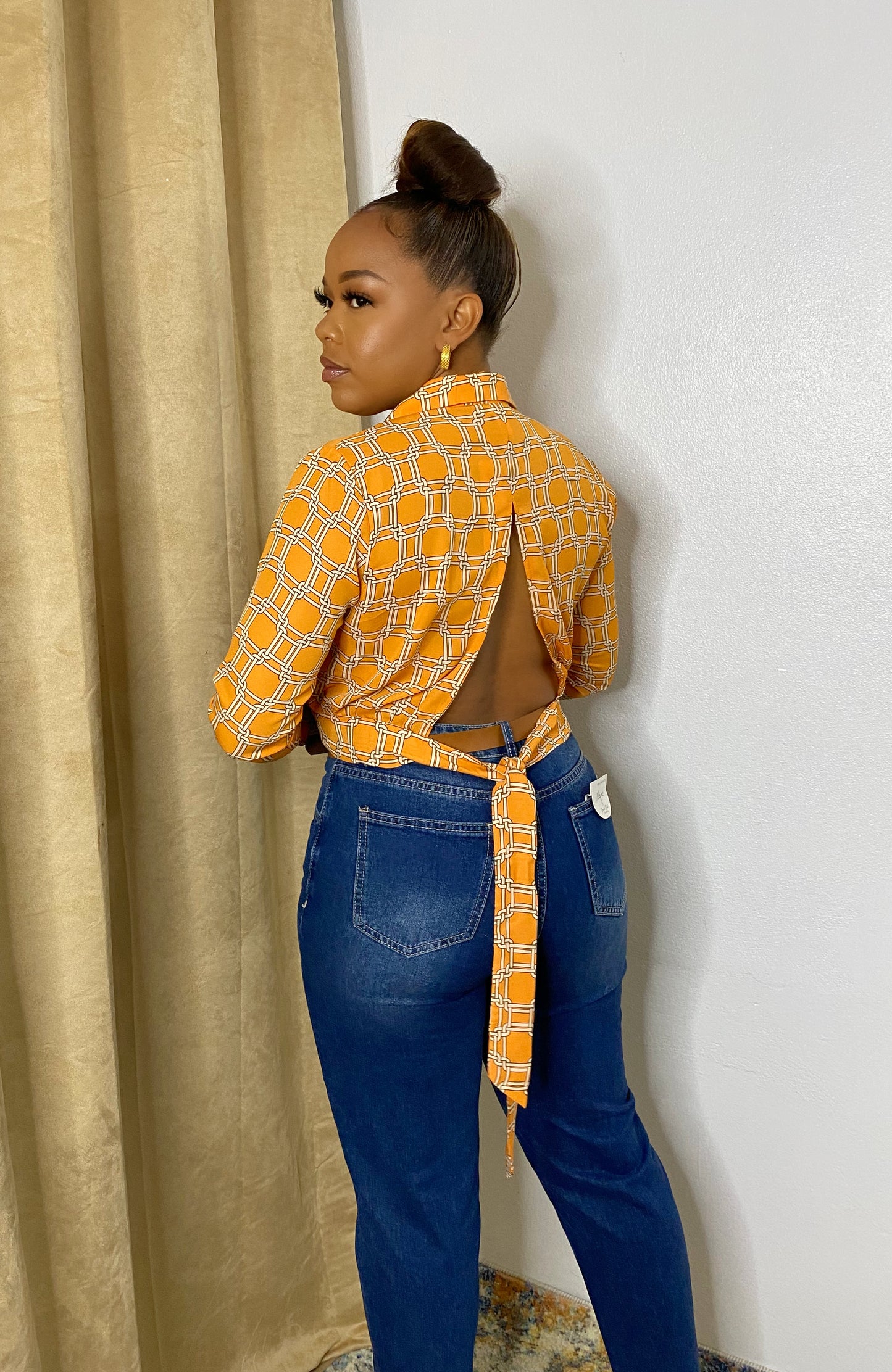 Luxx Orange Blouse