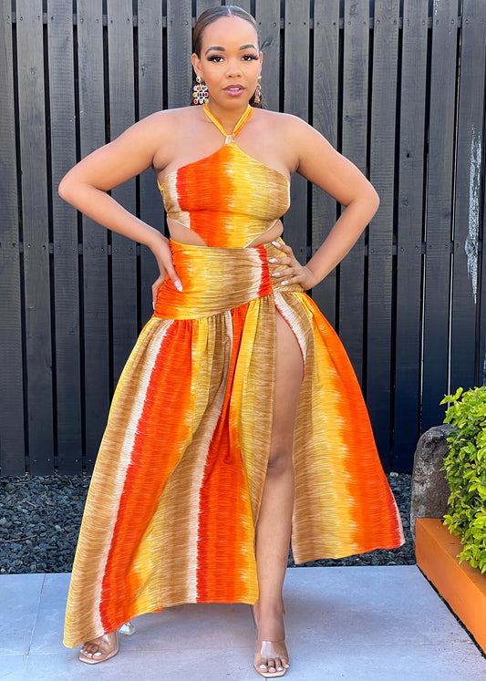 Multi Colour Maxi Dress